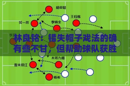 林良铭：错失帽子戏法的确有些不甘，但帮助球队获胜才是第一要务