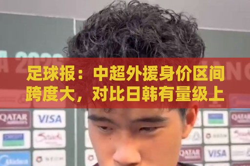 足球报:中超外援身价区间跨度大,对比日韩有量级上的绝对优势 足球报:中超外援身价区间跨度大,对比日韩有量级上的绝对优势